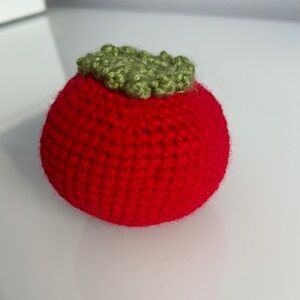Handmade Red Crochet Tomato